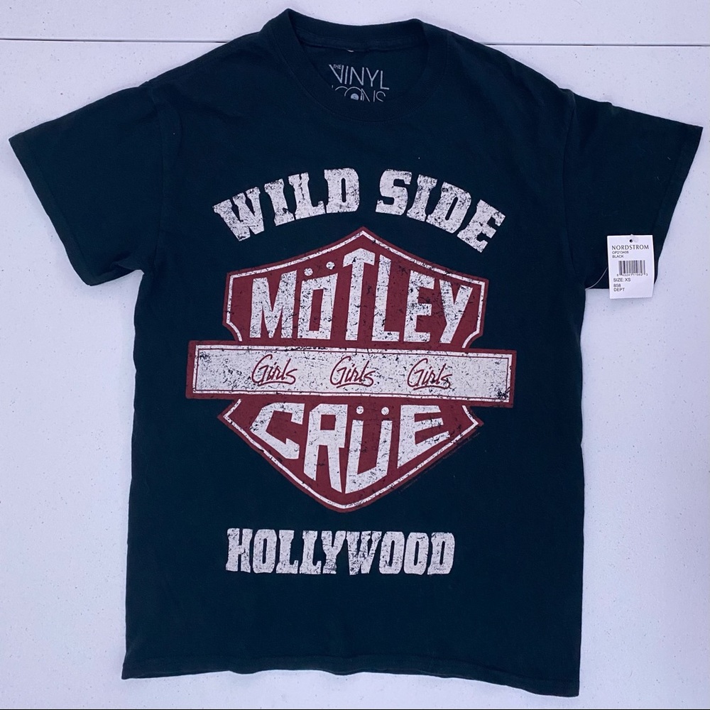 Mötley Crüe Girls Girls Girls vintage band tee